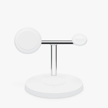 3-in-1 Wireless Charger — White